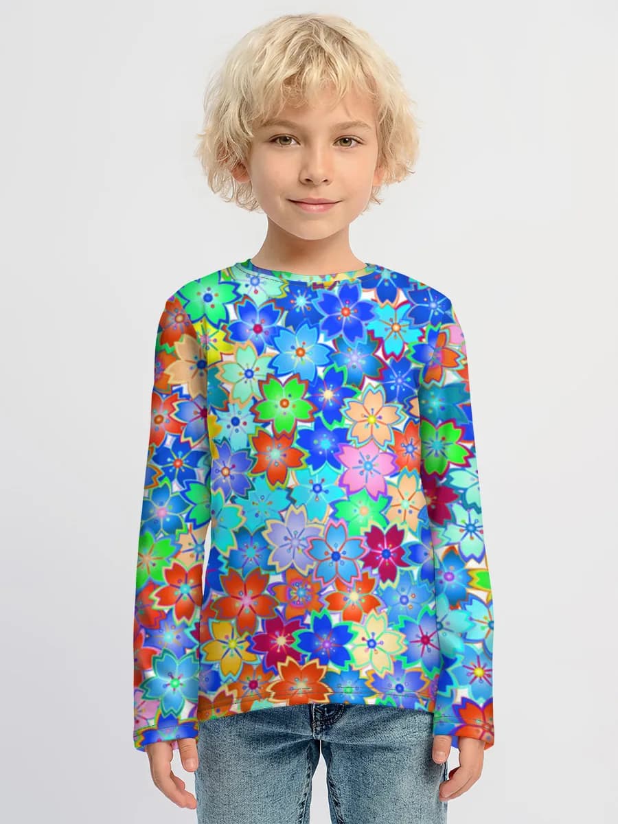 T-shirt manches longues coton garçon