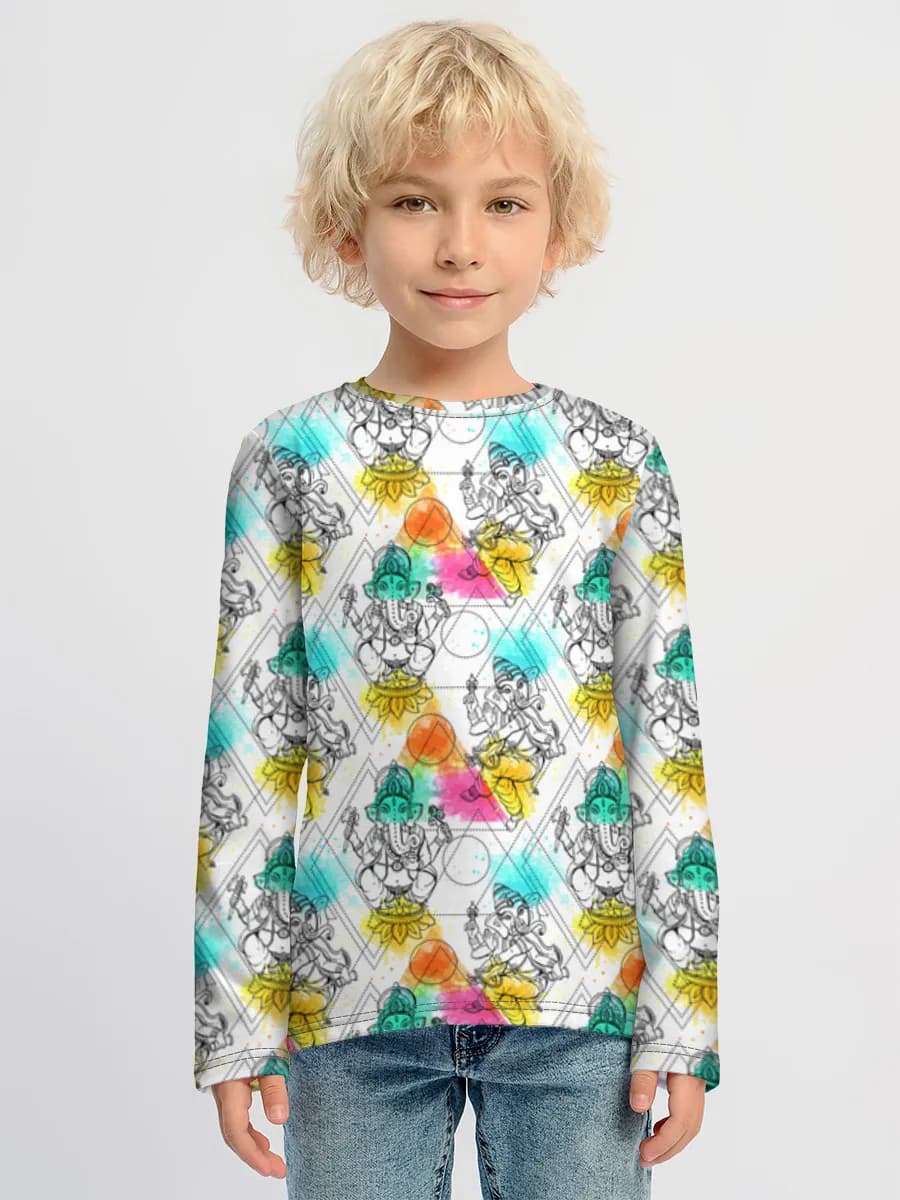 T-shirt manches longues coton garçon