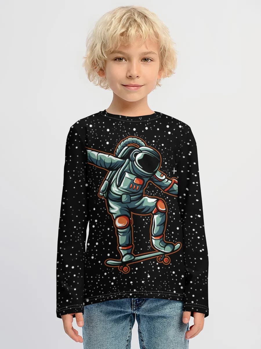 Boys' cotton long sleeve shirt