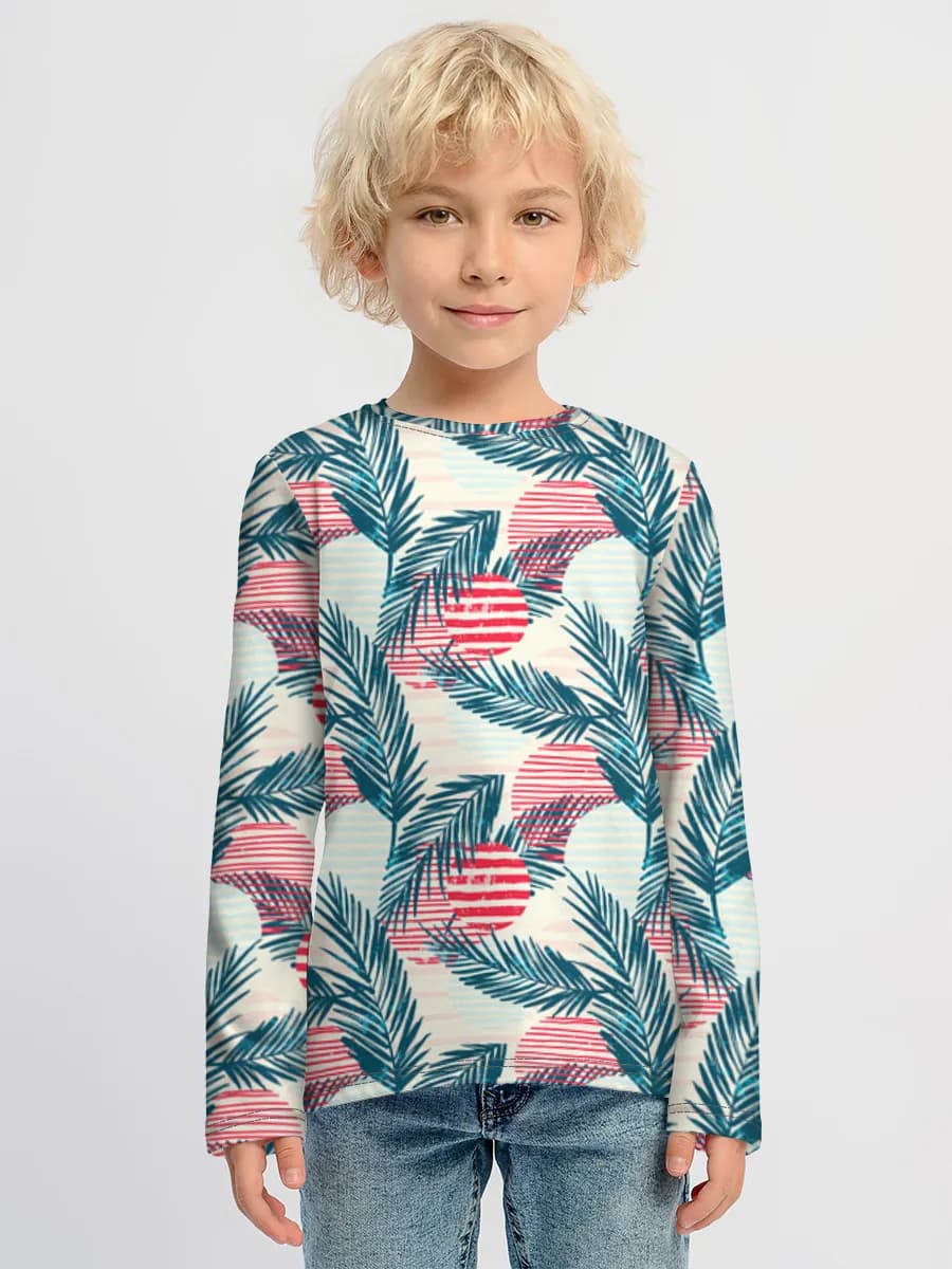 Camiseta Manga Larga de Algodón Niño