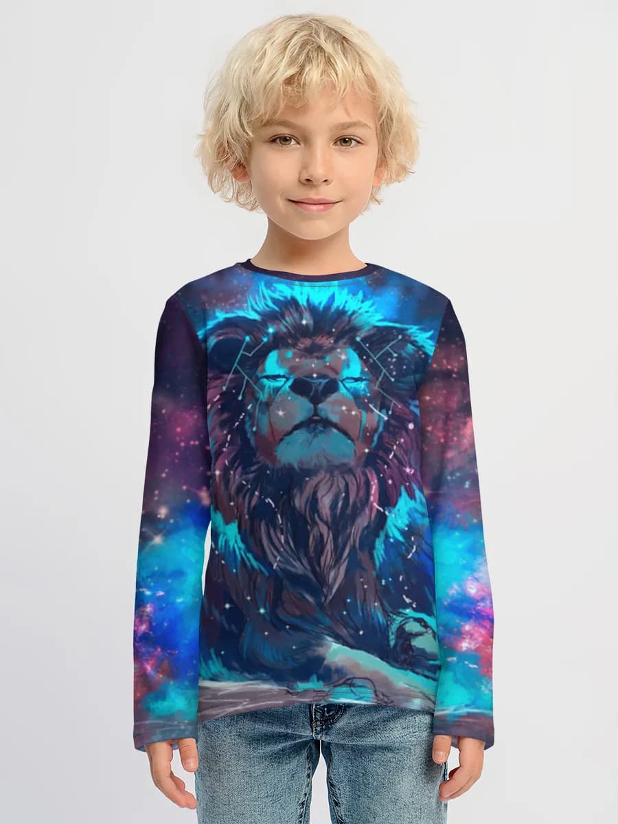 Boys' cotton long sleeve shirt