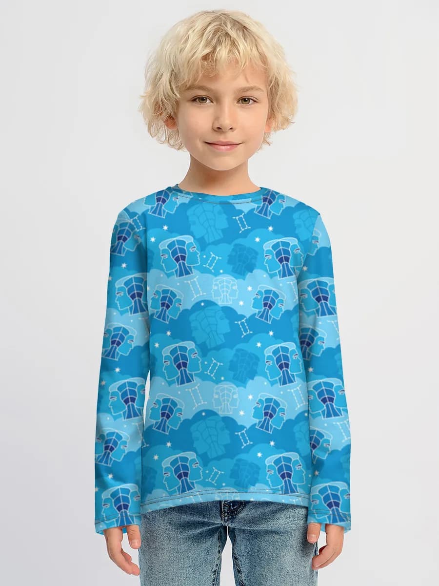 Boys' cotton long sleeve shirt