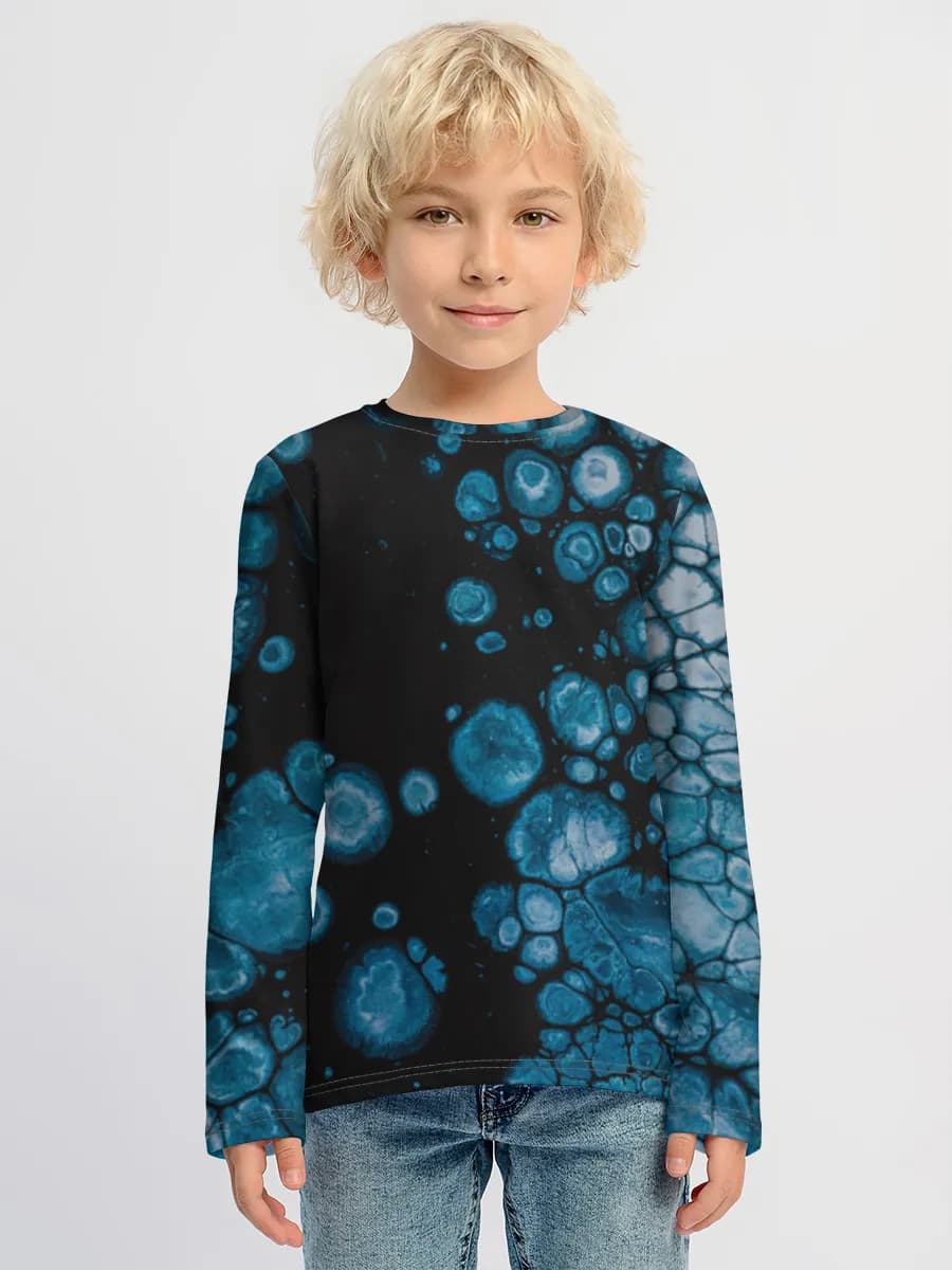 Boys' cotton long sleeve shirt