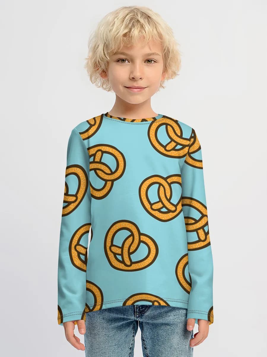 Boys' cotton long sleeve shirt