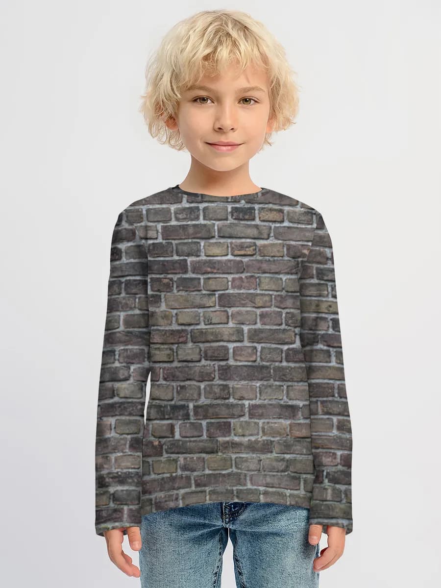 Camiseta Manga Larga de Algodón Niño