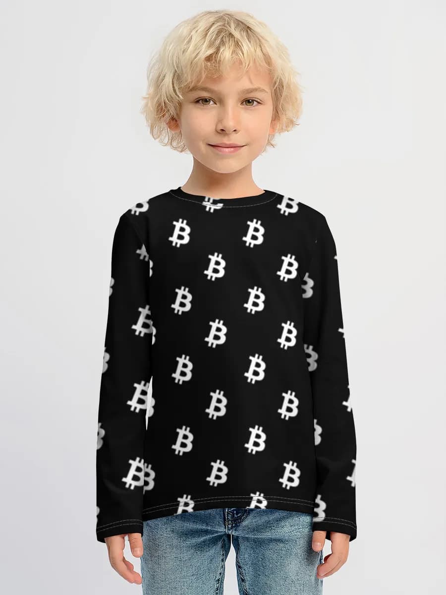 Boys' cotton long sleeve shirt