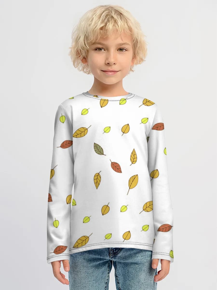 Boys' cotton long sleeve shirt