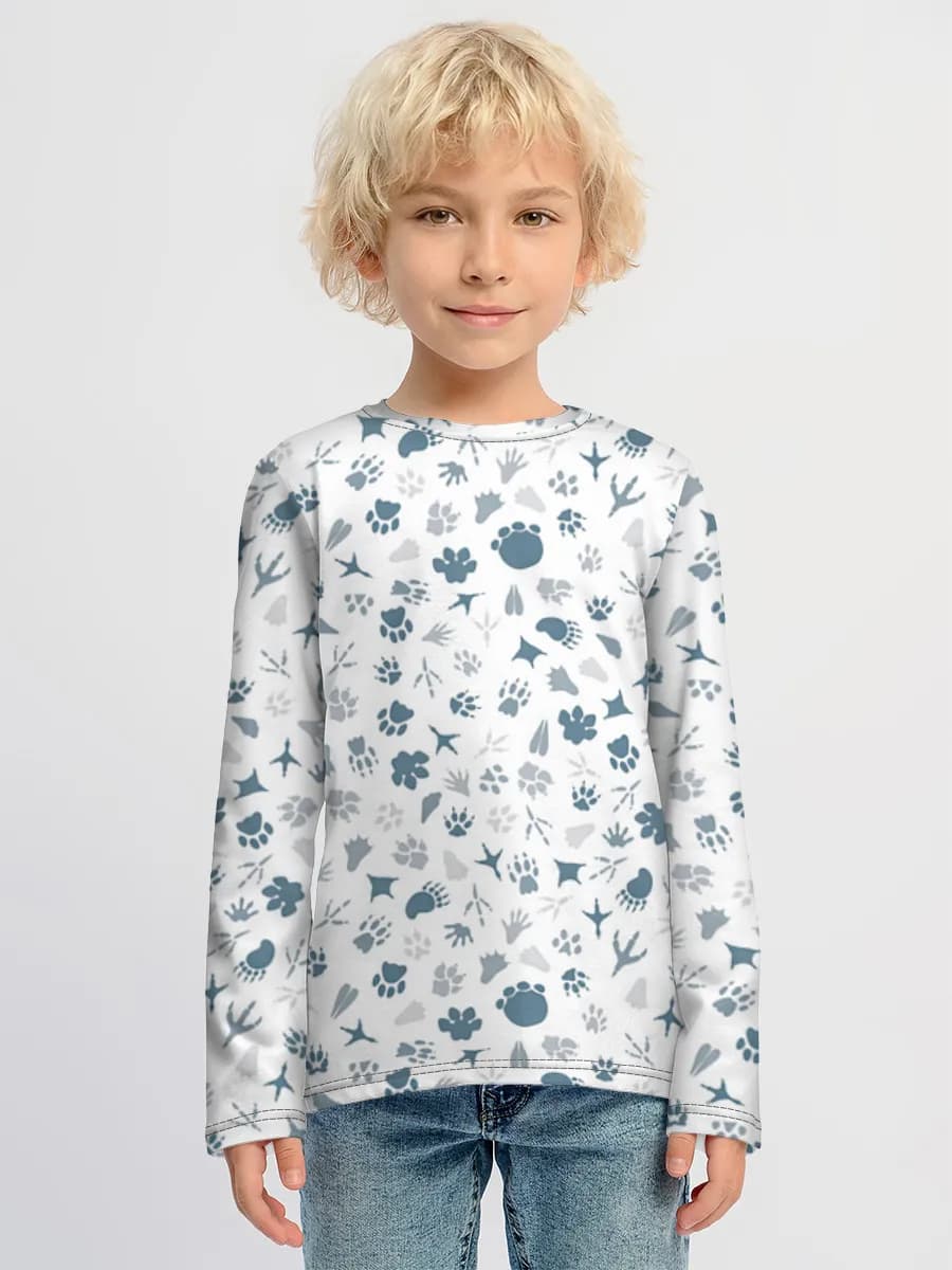 Boys' cotton long sleeve shirt