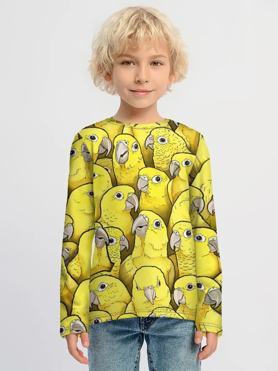 Camiseta Manga Larga de Algodón Niño