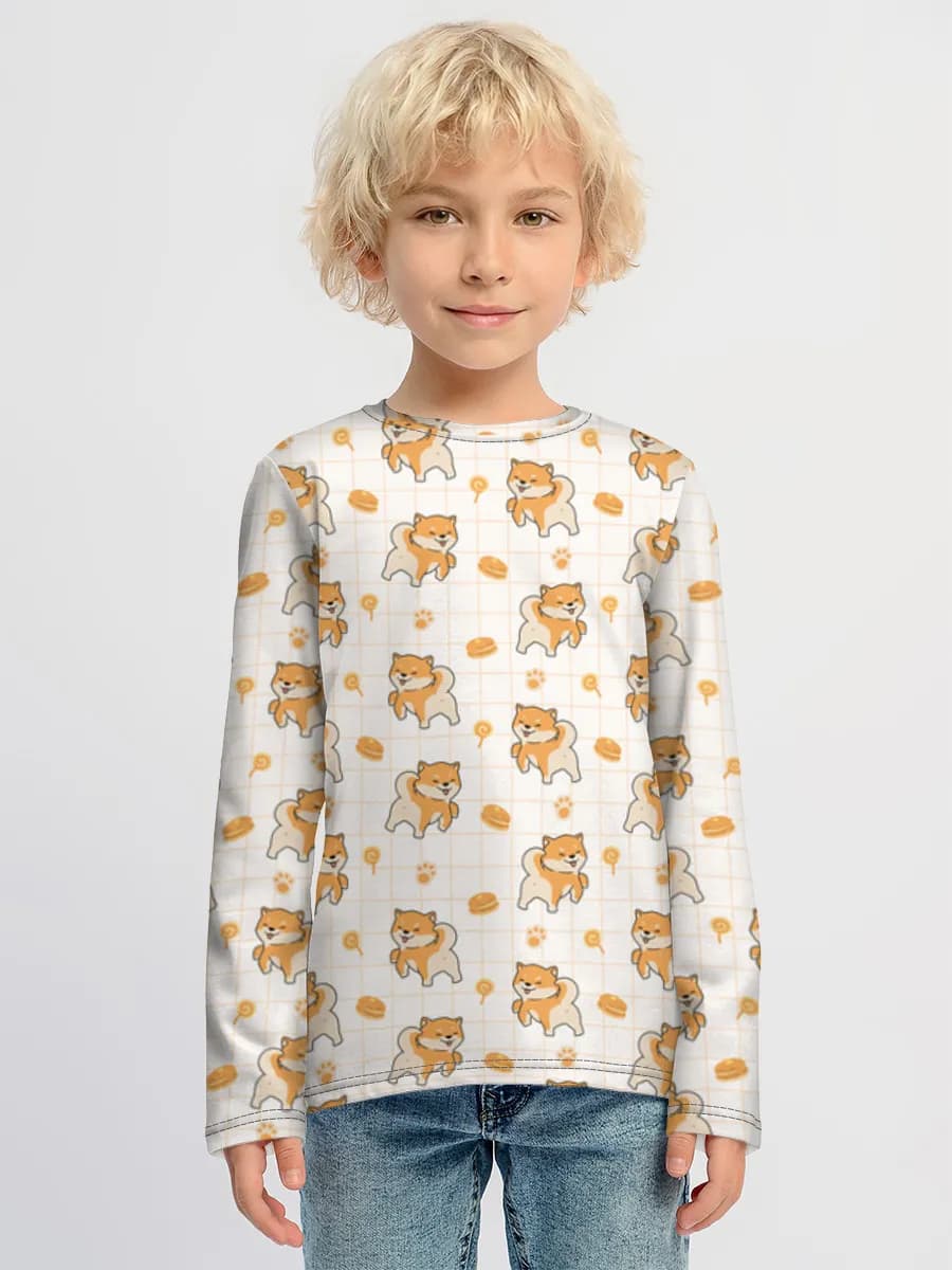 T-shirt manches longues coton garçon