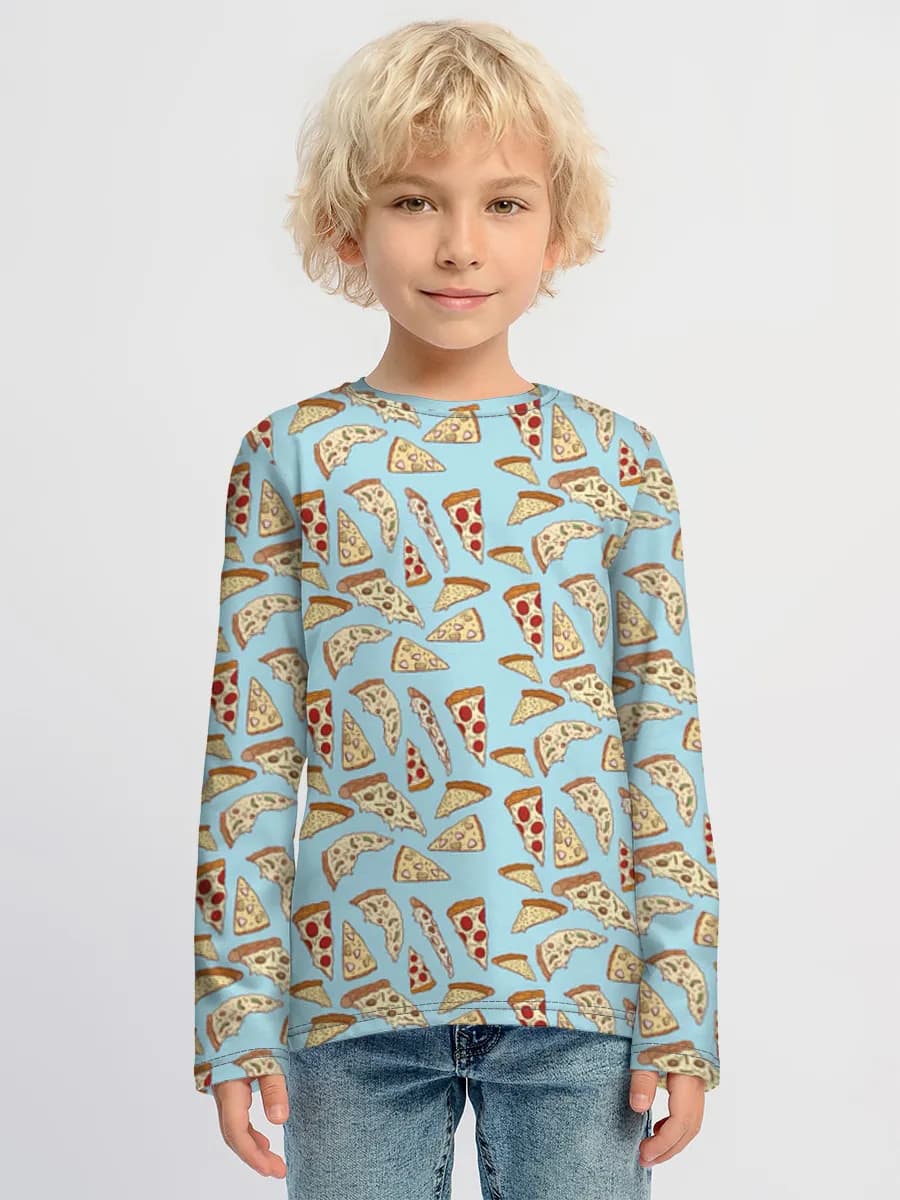 Boys' cotton long sleeve shirt