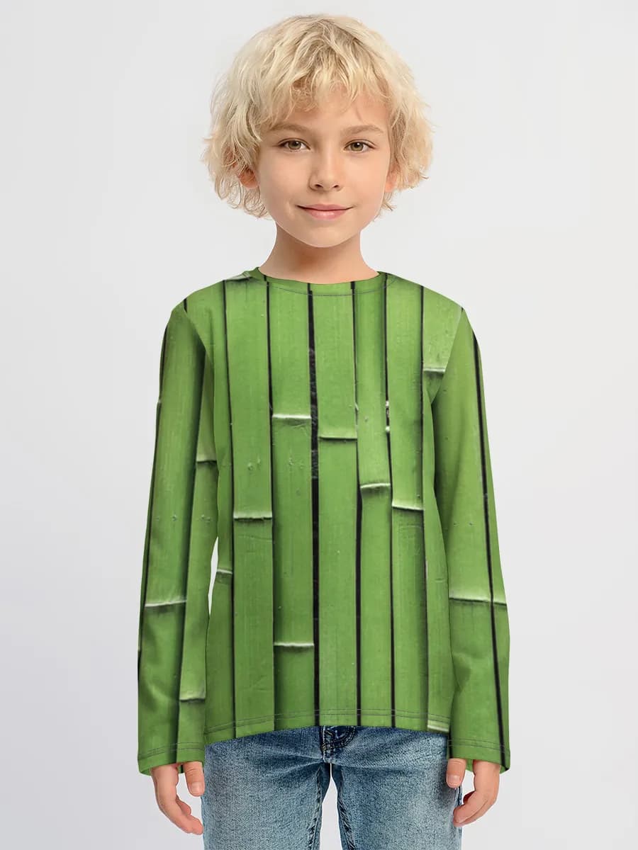 Camiseta Manga Larga de Algodón Niño