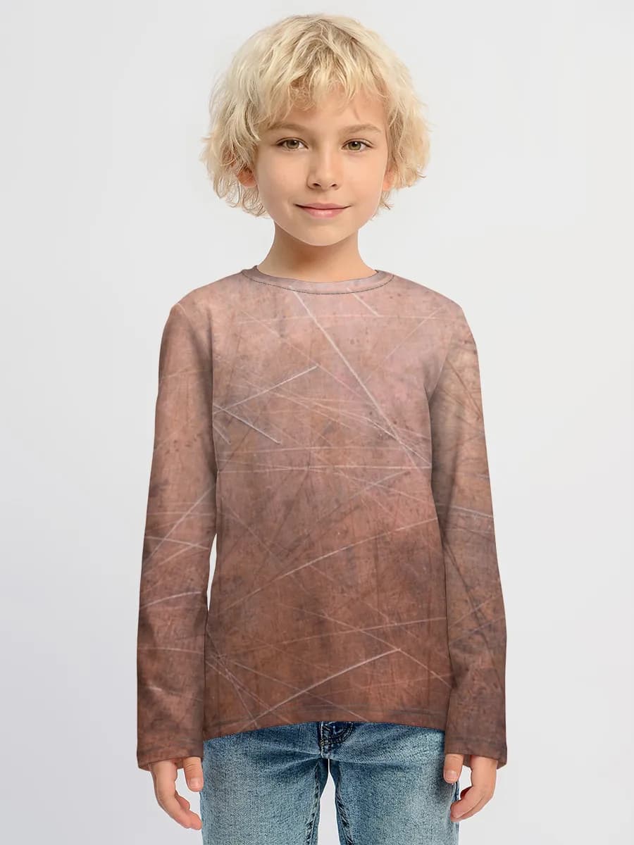 Boys' cotton long sleeve shirt