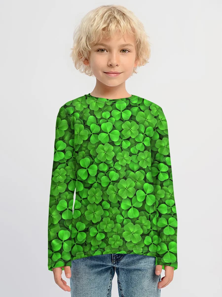 Camiseta Manga Larga de Algodón Niño
