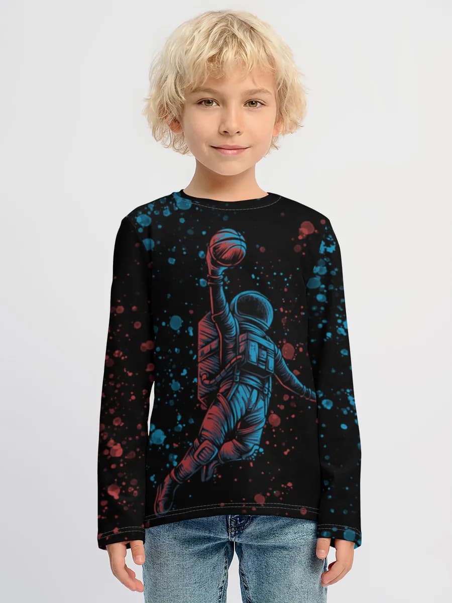 T-shirt manches longues coton garçon