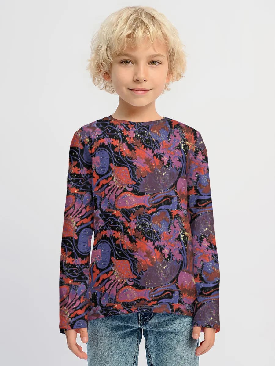 T-shirt manches longues coton garçon