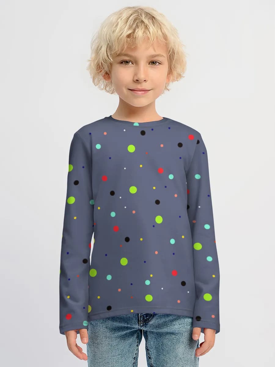 T-shirt manches longues coton garçon