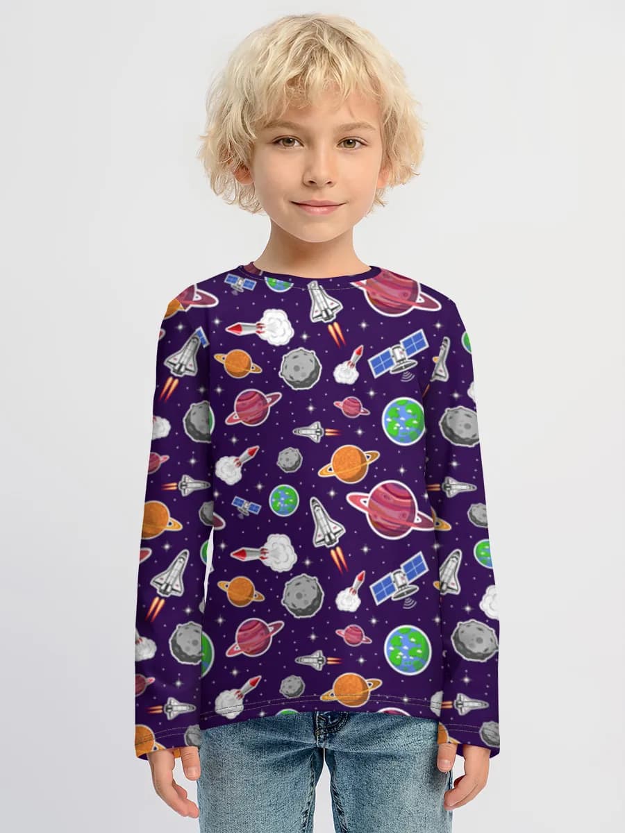 T-shirt manches longues coton garçon
