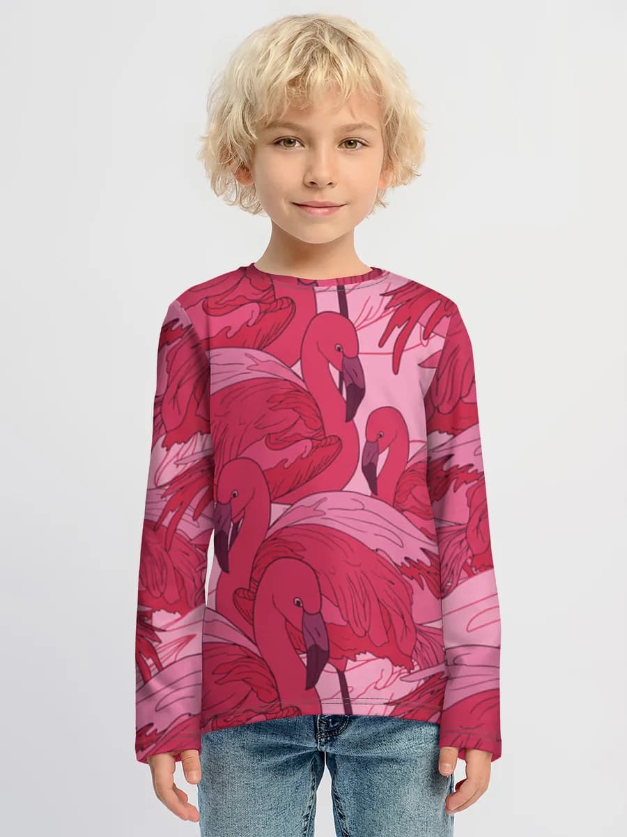 Camiseta Manga Larga de Algodón Niño