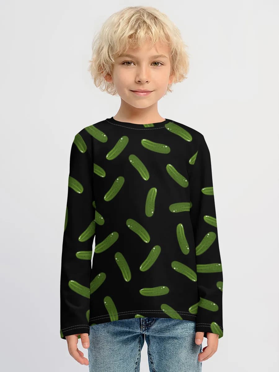 Camiseta Manga Larga de Algodón Niño
