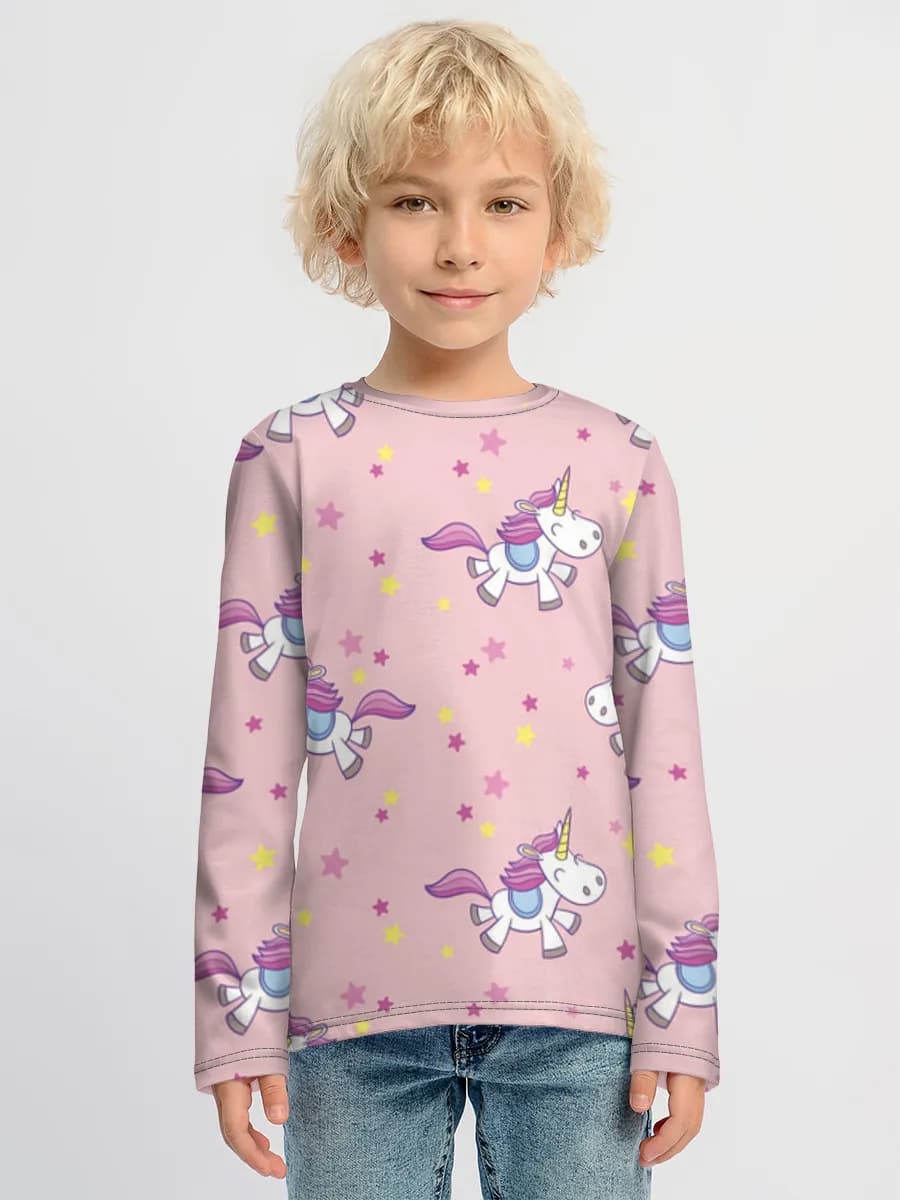 Boys' cotton long sleeve shirt