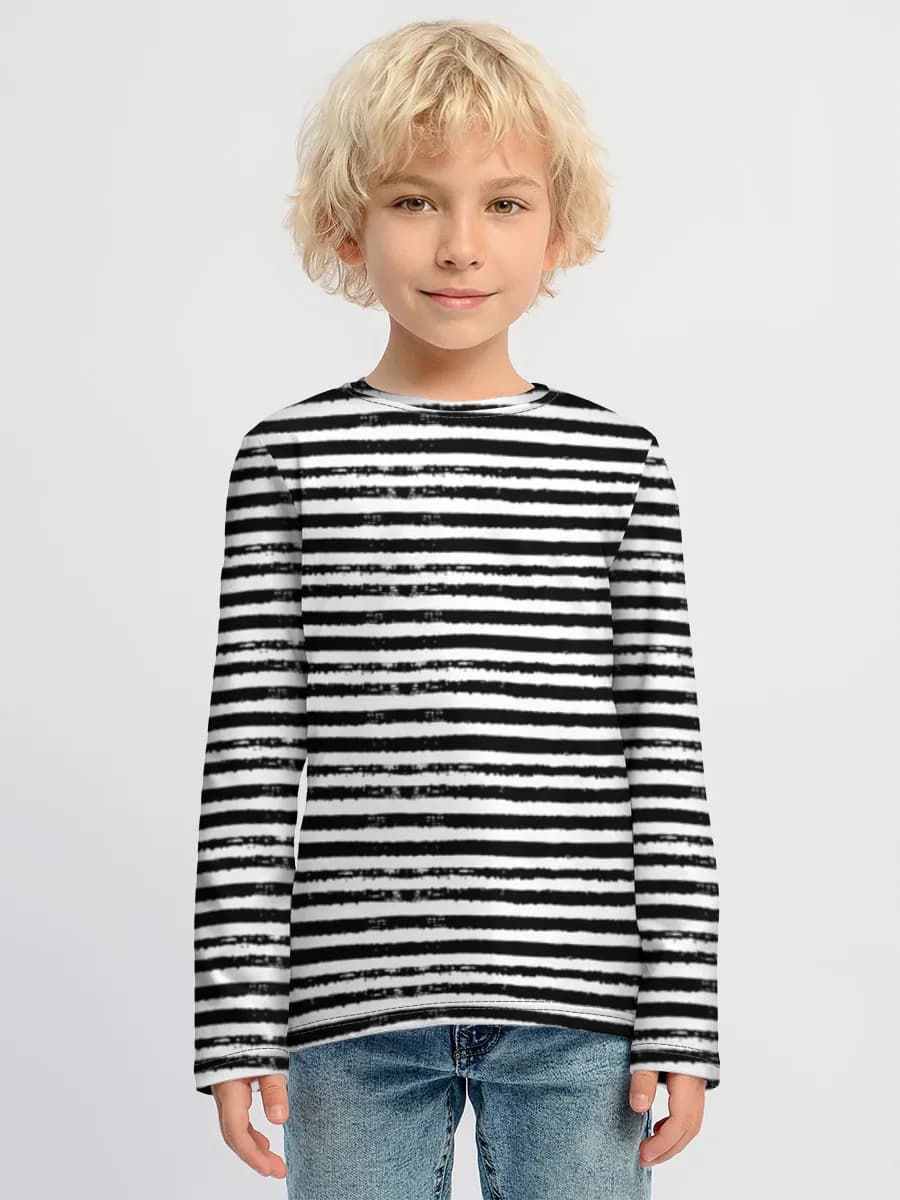 Boys' cotton long sleeve shirt