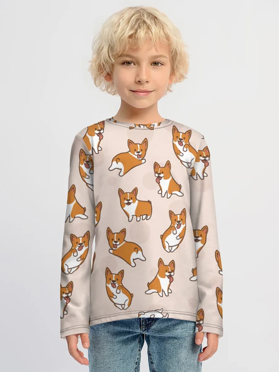 T-shirt manches longues coton garçon
