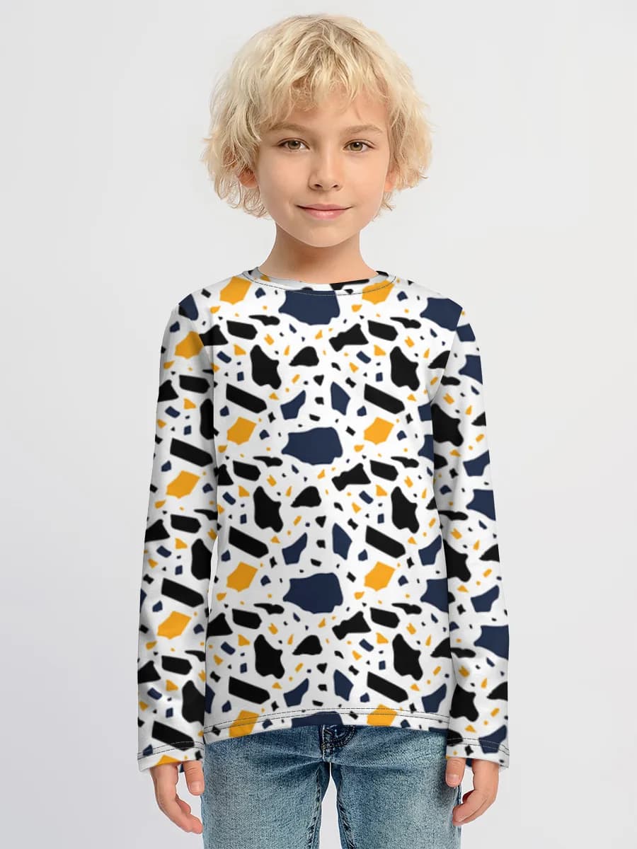 Boys' cotton long sleeve shirt