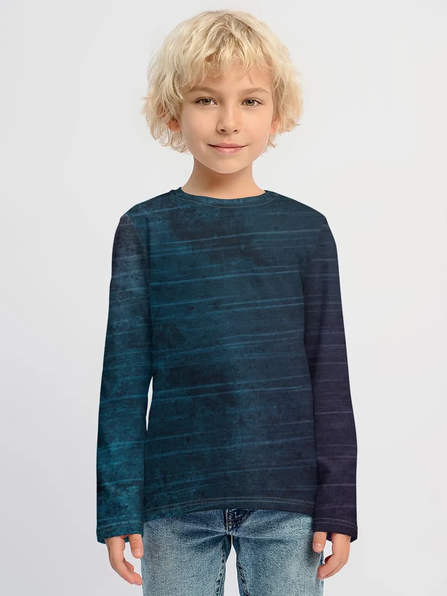 Boys' cotton long sleeve shirt