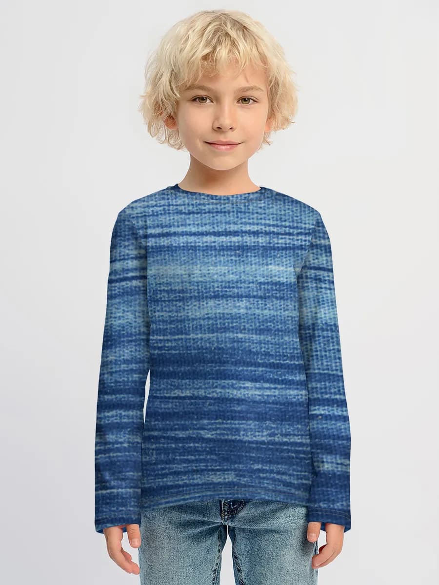 Camiseta Manga Larga de Algodón Niño