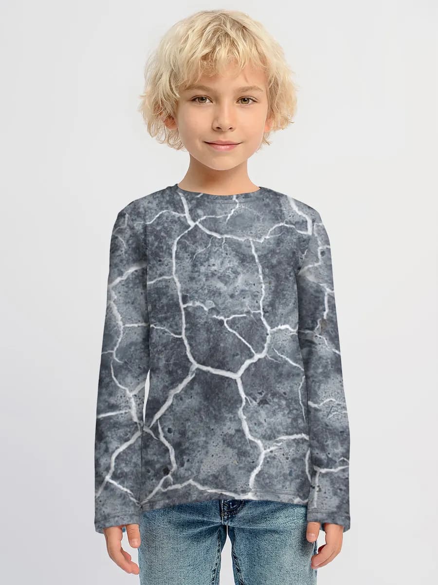 Boys' cotton long sleeve shirt