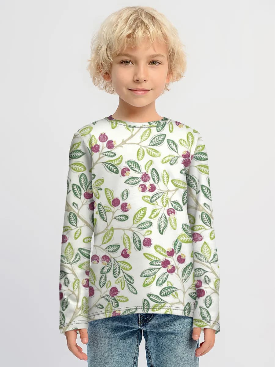 Camiseta Manga Larga de Algodón Niño