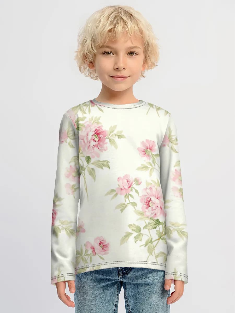 Camiseta Manga Larga de Algodón Niño