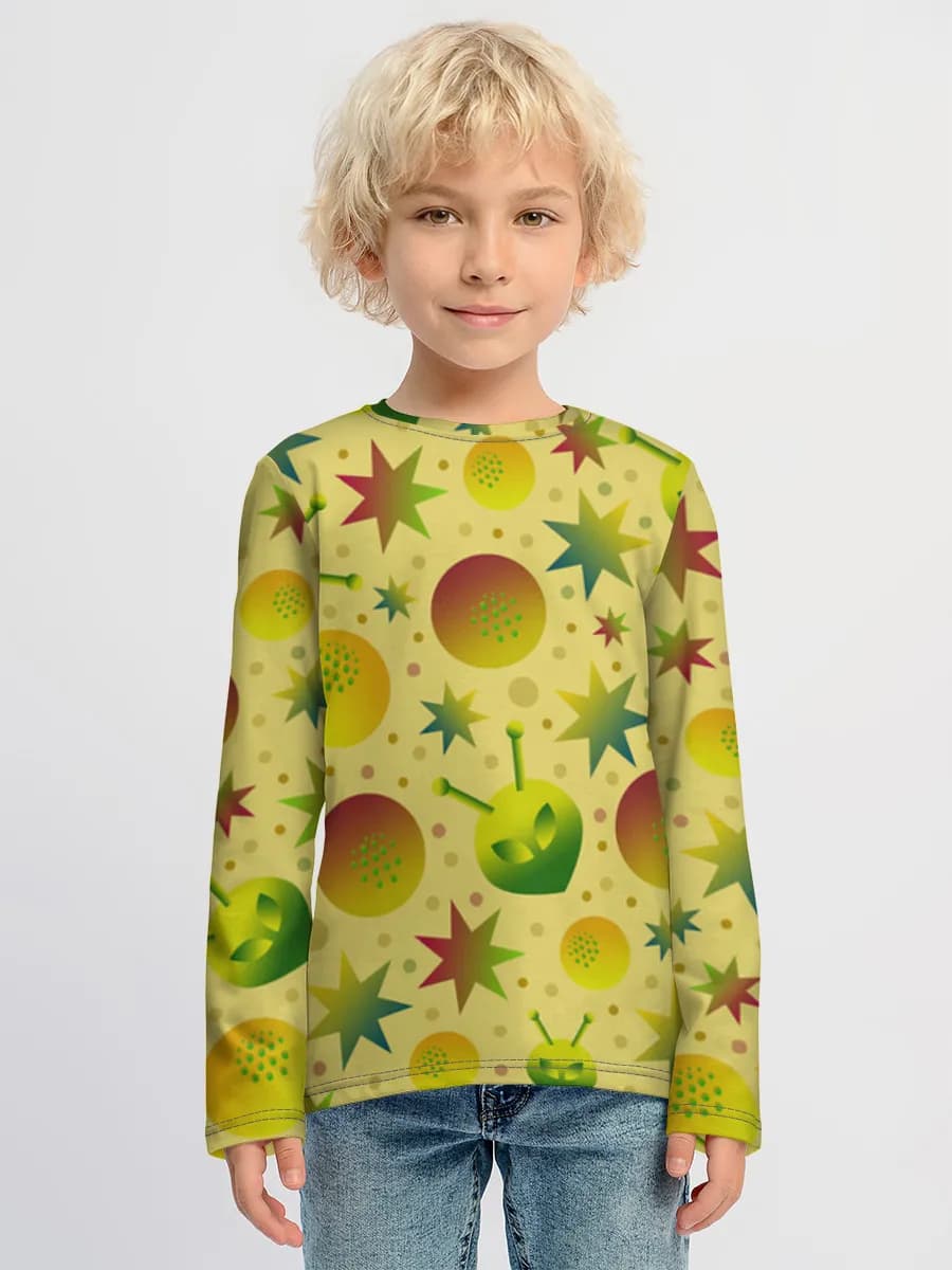 T-shirt manches longues coton garçon