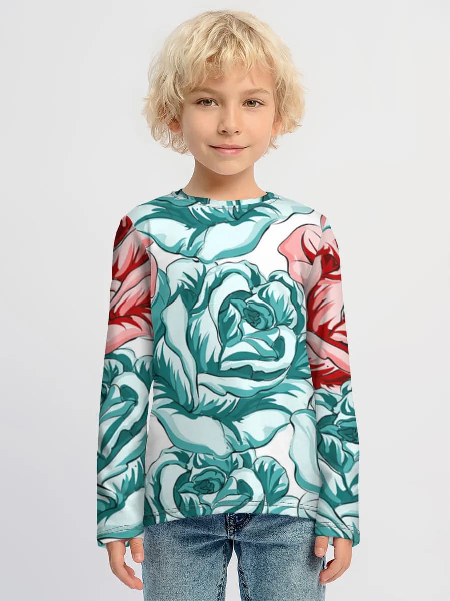 Camiseta Manga Larga de Algodón Niño