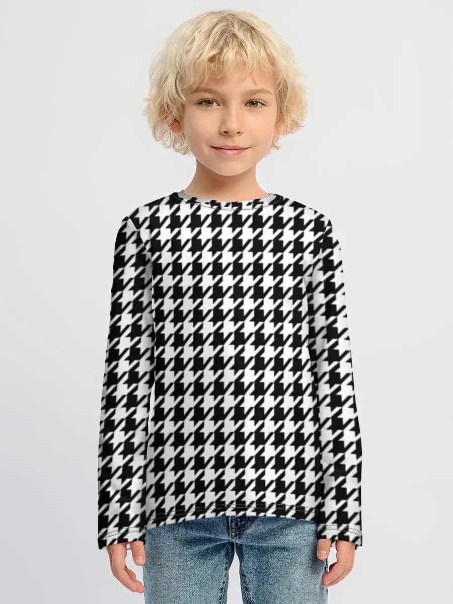 Boys' cotton long sleeve shirt