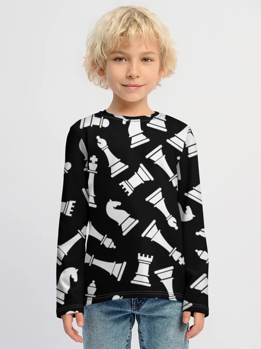 Camiseta Manga Larga de Algodón Niño
