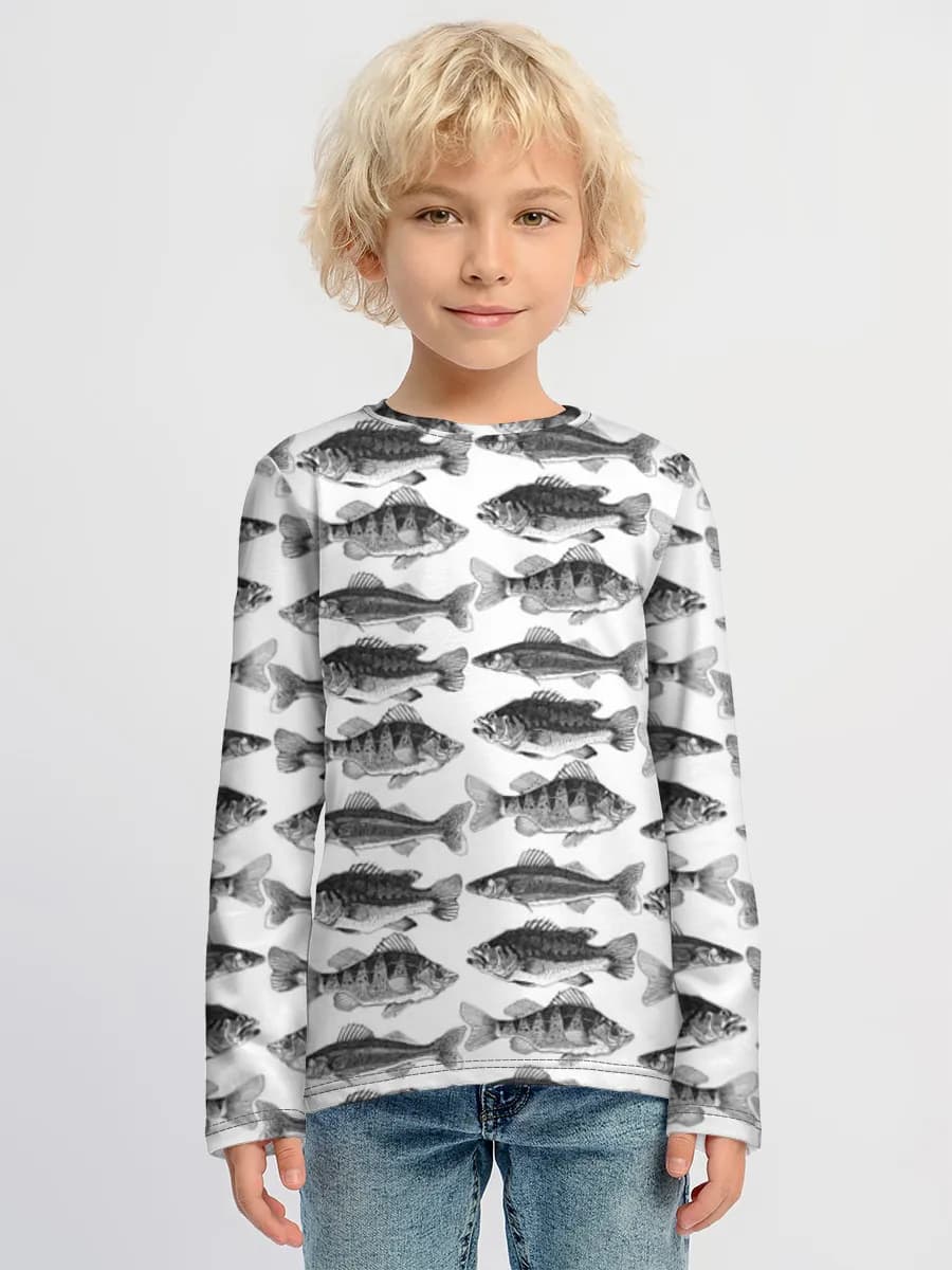 T-shirt manches longues coton garçon