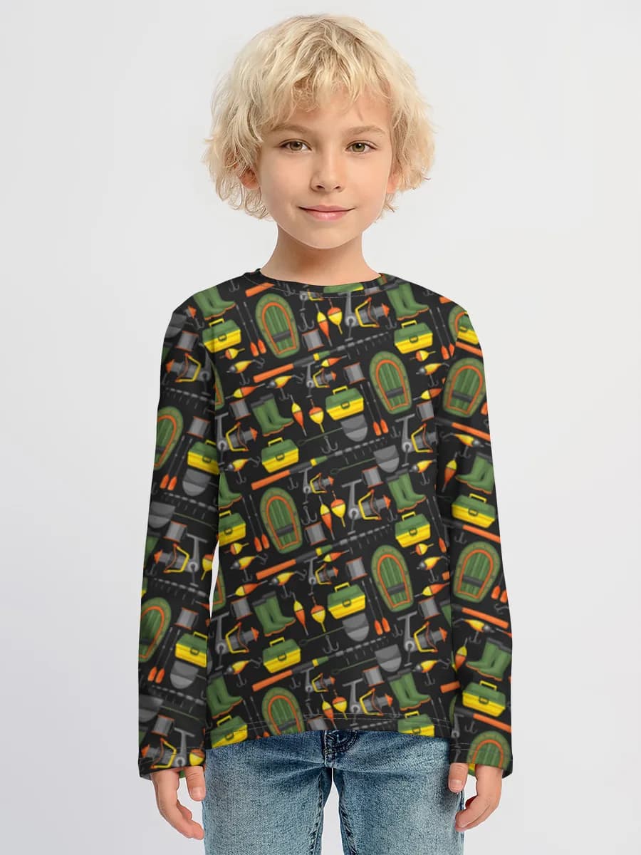 T-shirt manches longues coton garçon