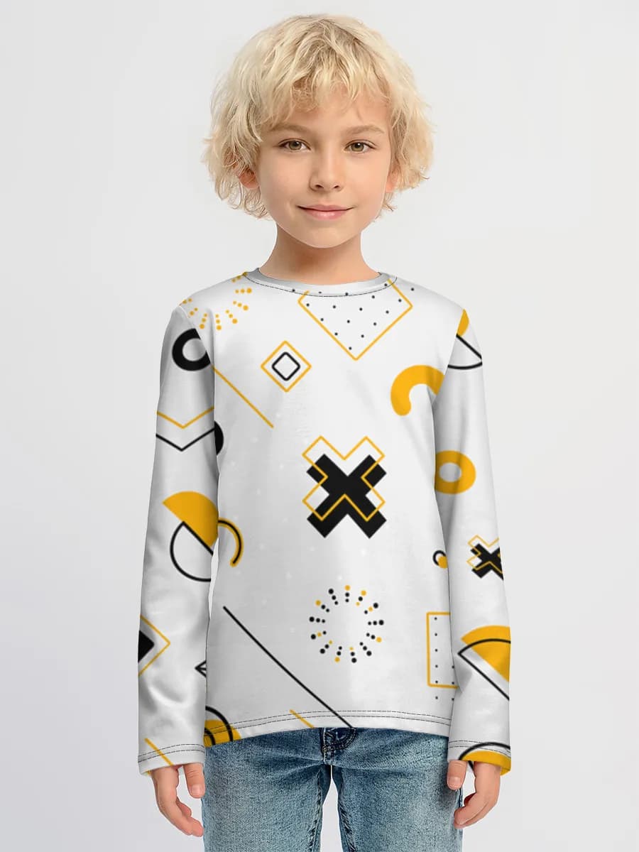 T-shirt manches longues coton garçon