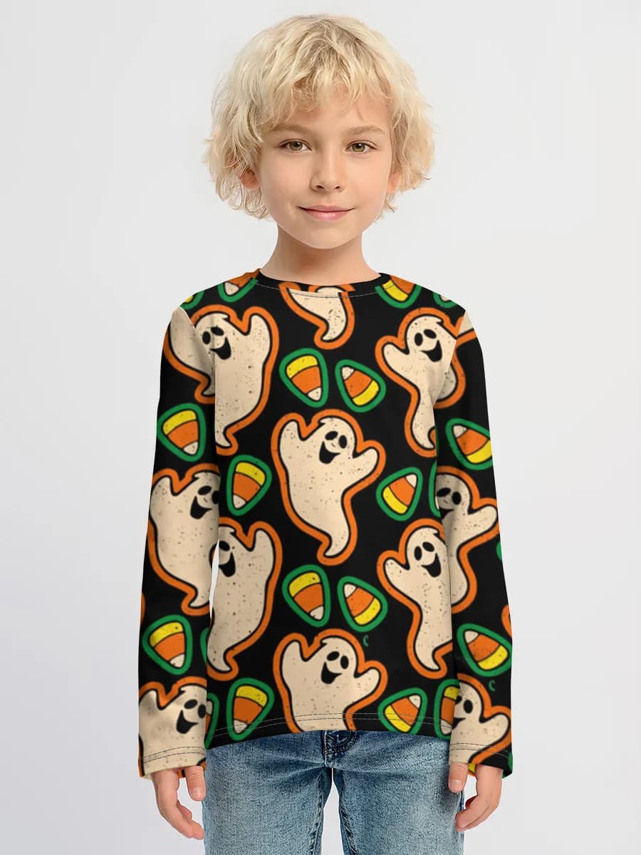 T-shirt manches longues coton garçon