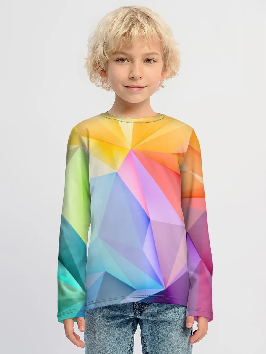 Boys' cotton long sleeve shirt