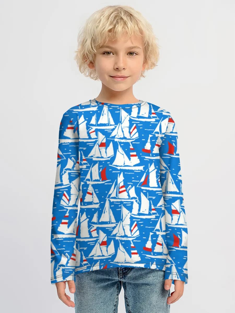 T-shirt manches longues coton garçon