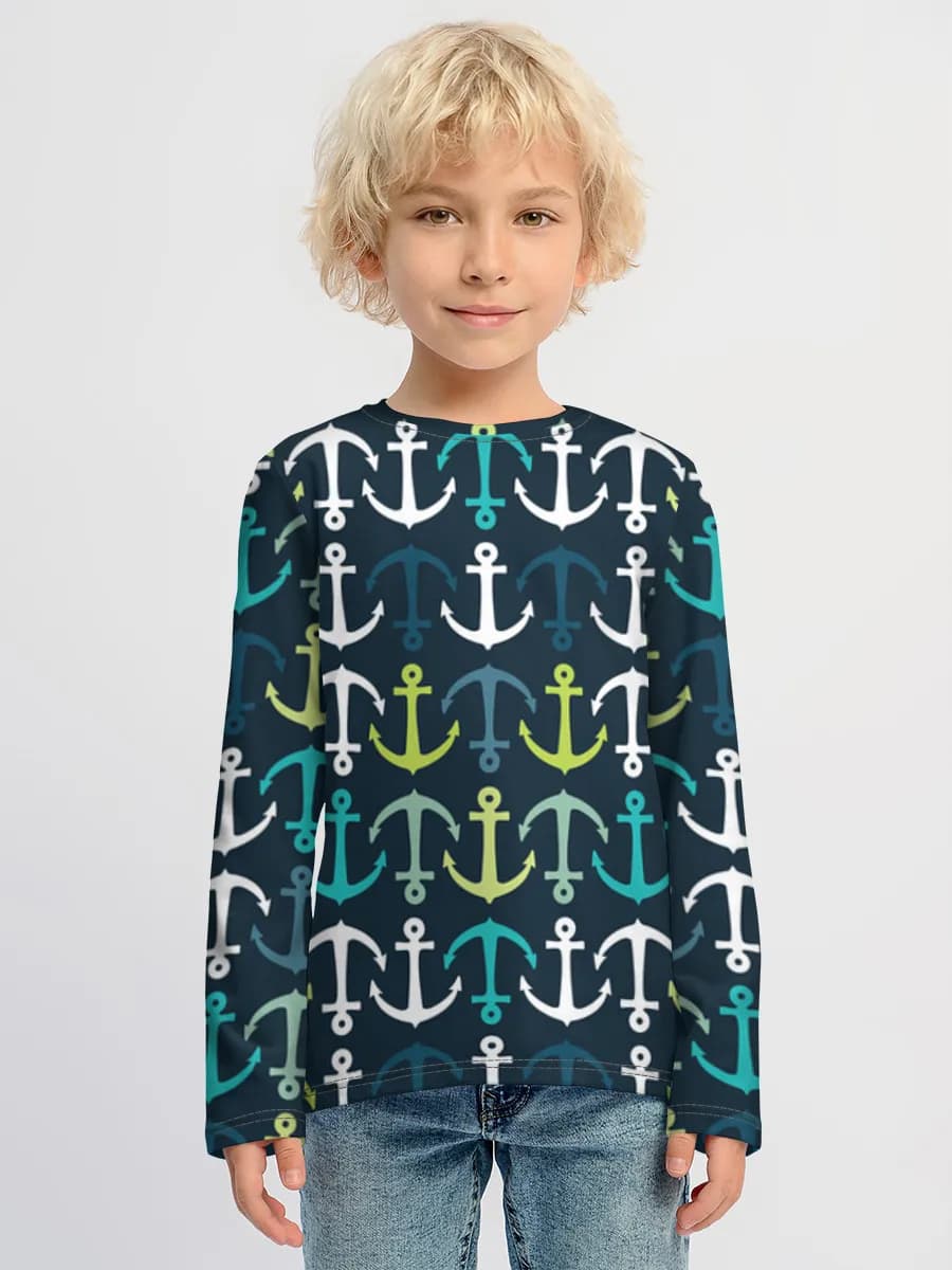 T-shirt manches longues coton garçon