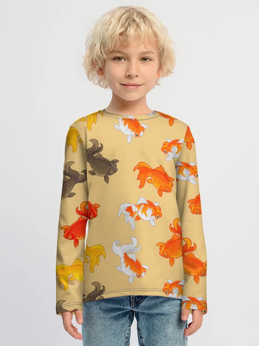T-shirt manches longues coton garçon