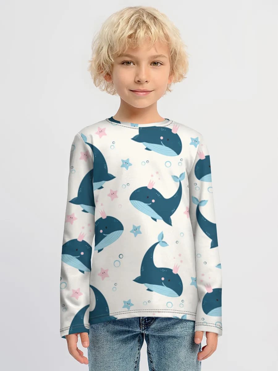 T-shirt manches longues coton garçon
