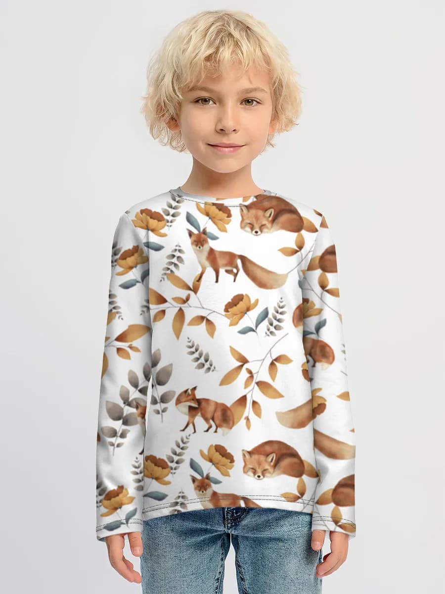 T-shirt manches longues coton garçon