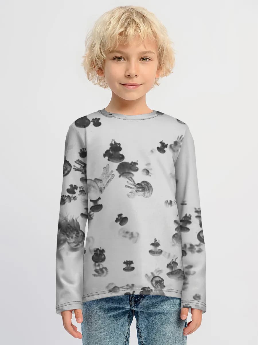 Camiseta Manga Larga de Algodón Niño