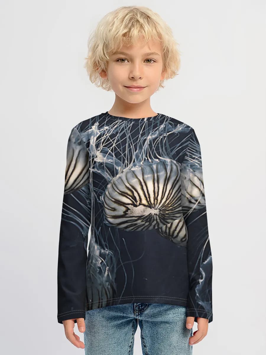 Camiseta Manga Larga de Algodón Niño