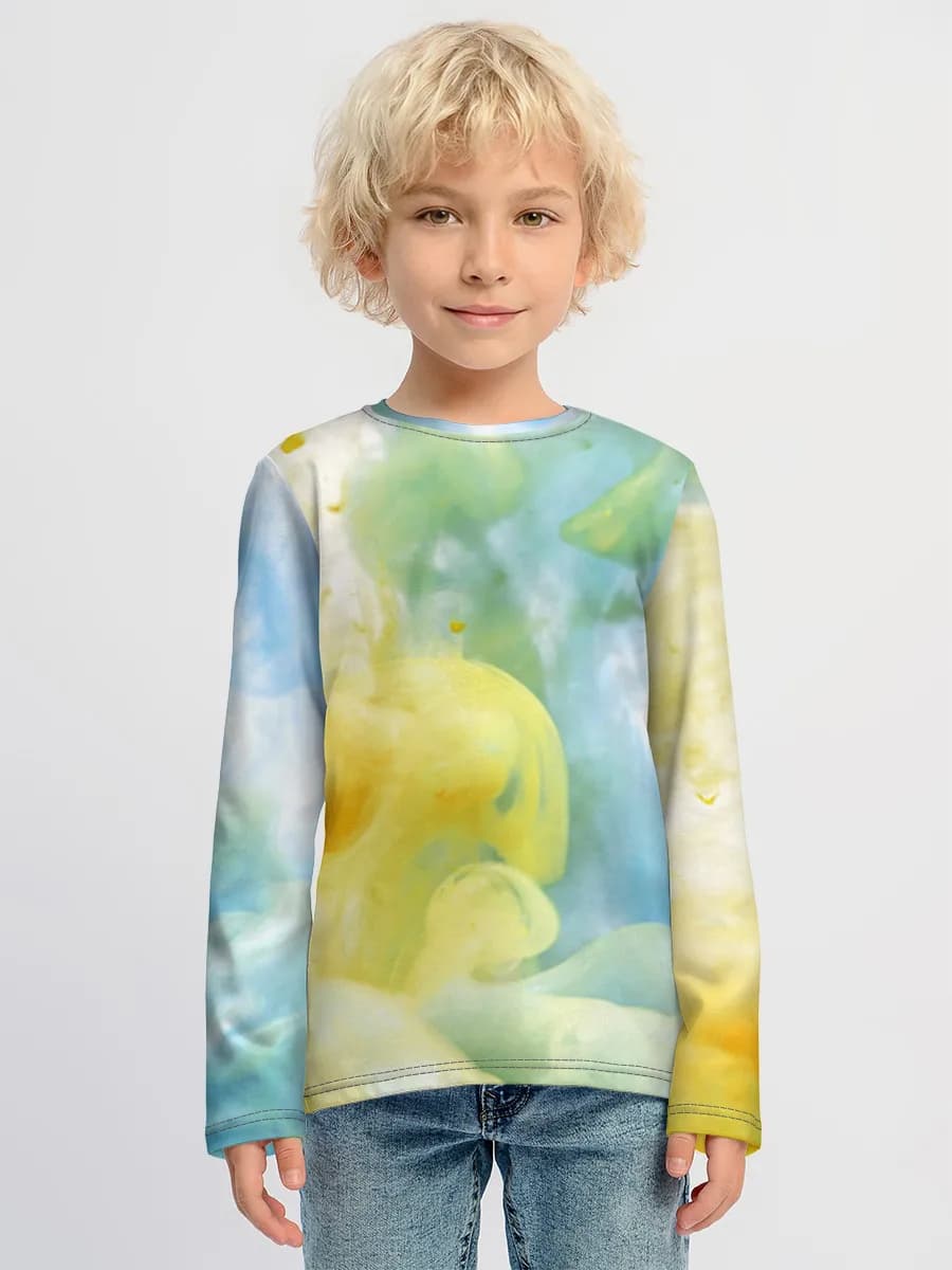 Boys' cotton long sleeve shirt